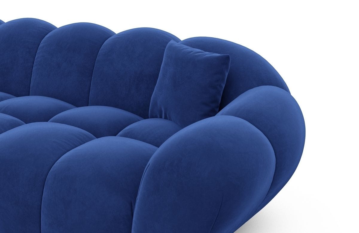 Ecksofa Maleron L Form Dunkelblau