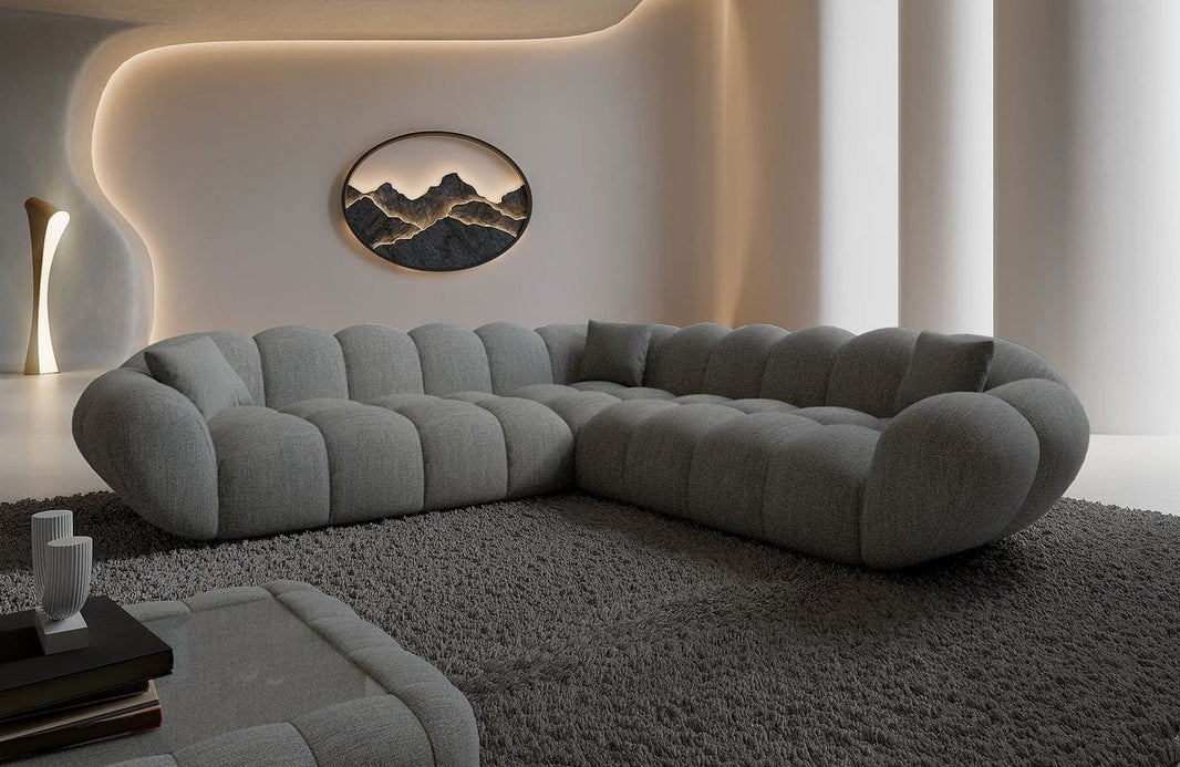 Stoff Ecksofa Maleron L-Form