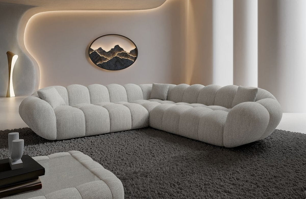 Stoff Ecksofa Maleron L-Form
