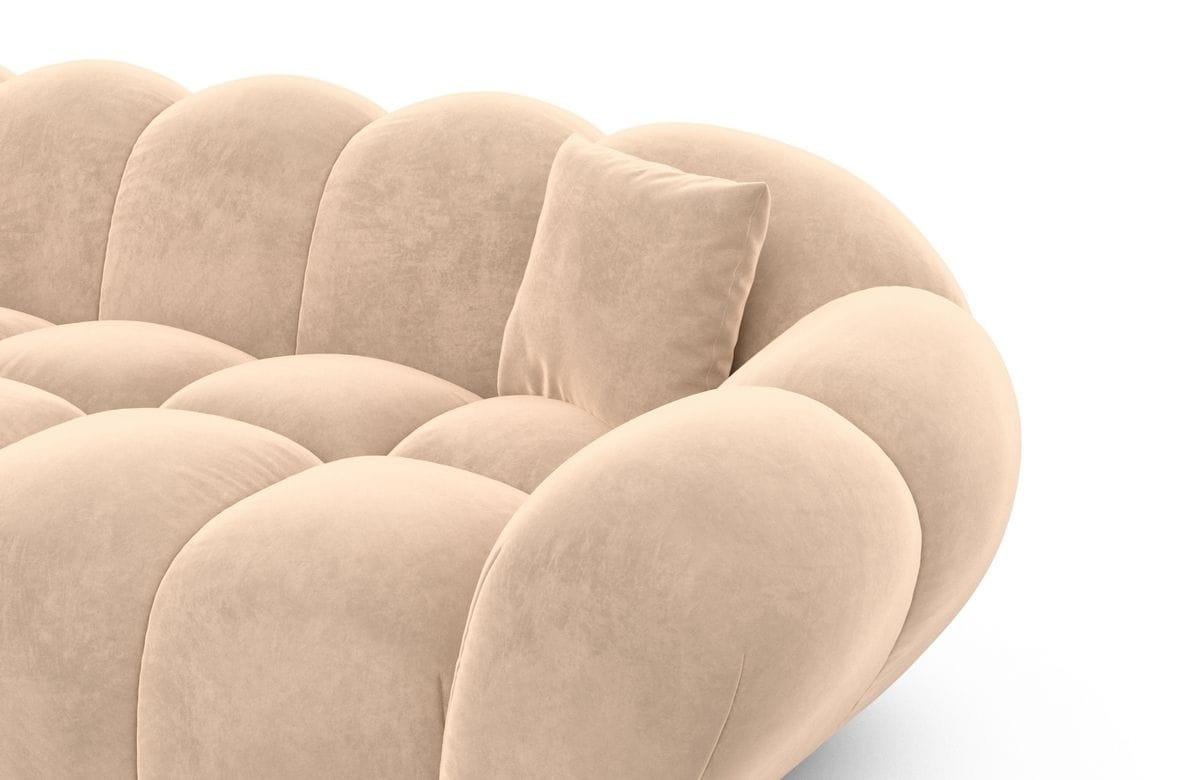 Ecksofa Maleron L Form Beige