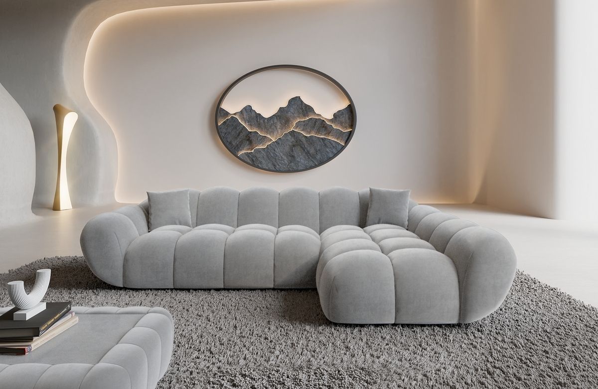 Ecksofa Maleron L Form kurz