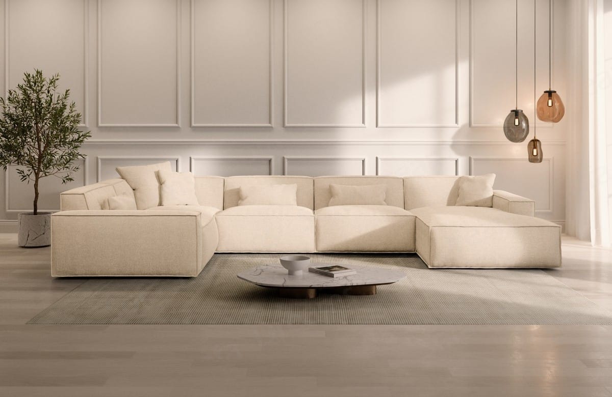 Polster Wohnlandschaft Formenta U-Form – Komfort