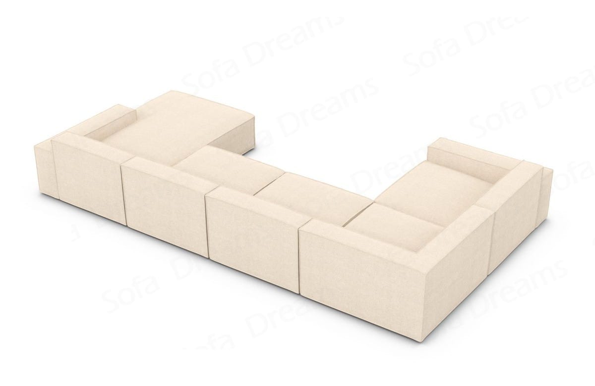 Polster Wohnlandschaft Formenta U-Form – Komfort Beige