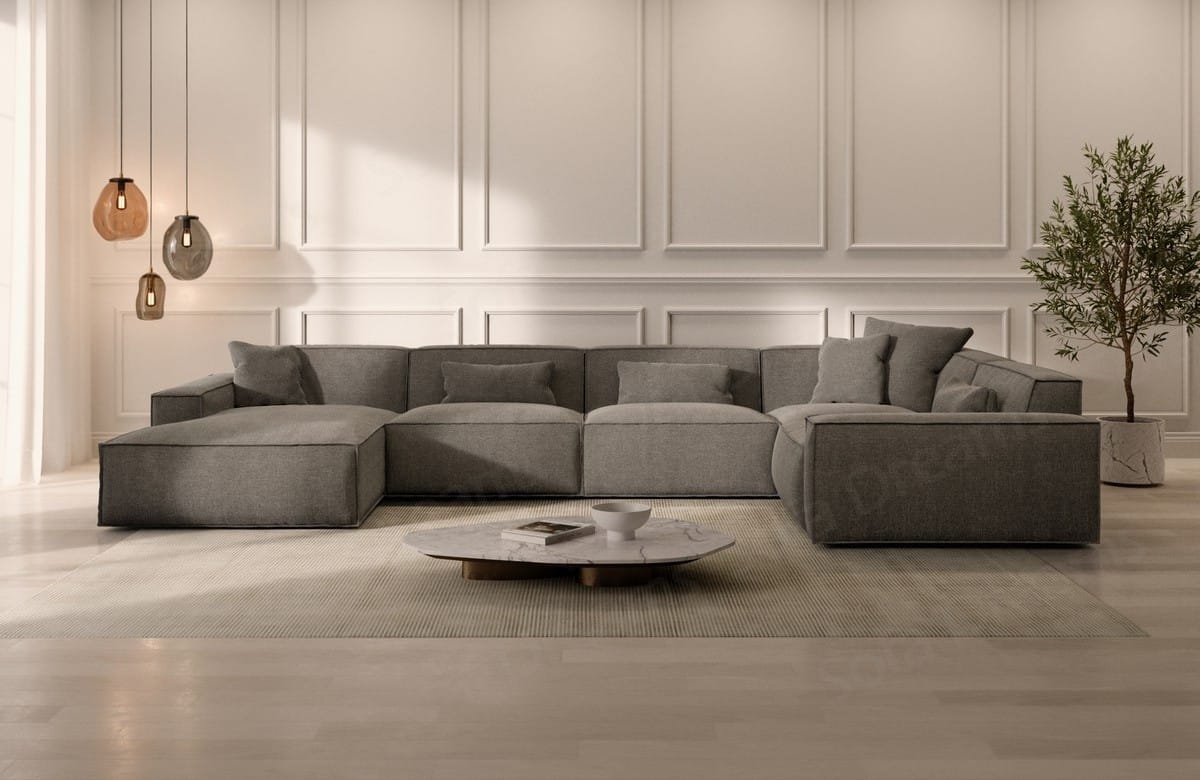 Polster Wohnlandschaft Formenta U-Form – Komfort