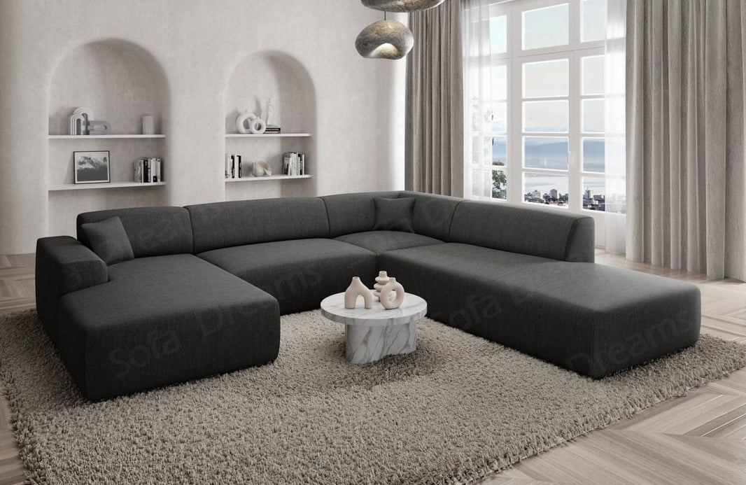 Couchlandschaft Mallorca Lounge U-Form in Stoff