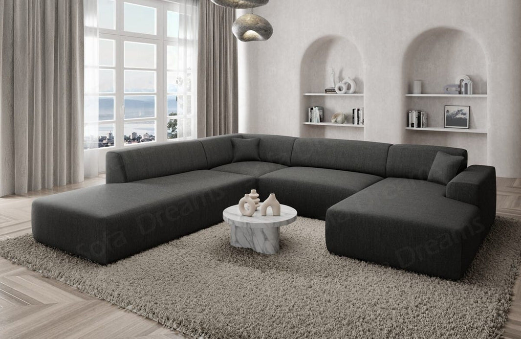 Couchlandschaft Mallorca Lounge U-Form in Stoff