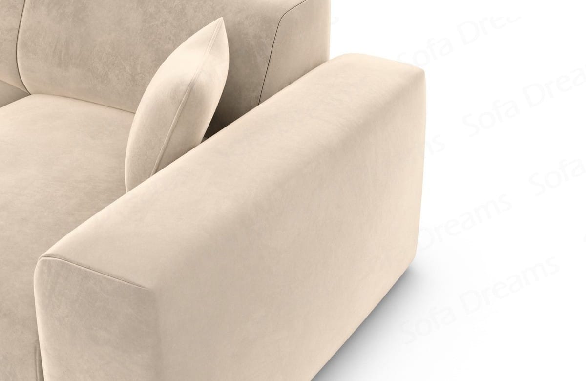 Couchlandschaft Mallorca Lounge U-Form in Stoff Beige
