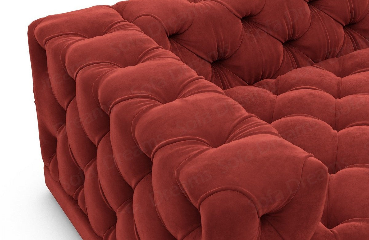 Polster Wohnlandschaft Palma – Modern & Bequem Rot