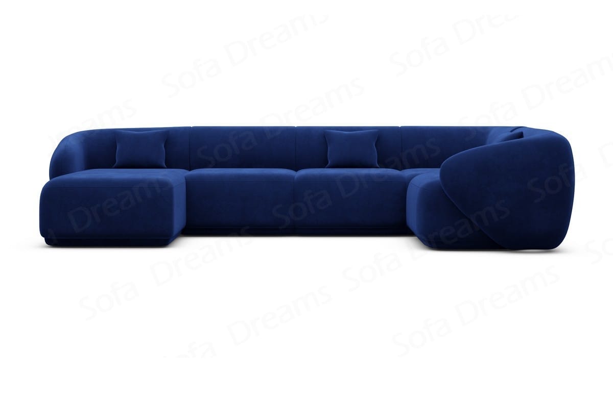 Wohnlandschaft Marbella U-Form Dunkelblau