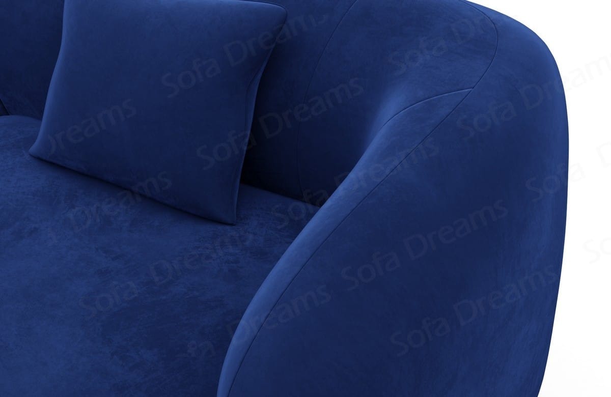 Wohnlandschaft Marbella U-Form Dunkelblau
