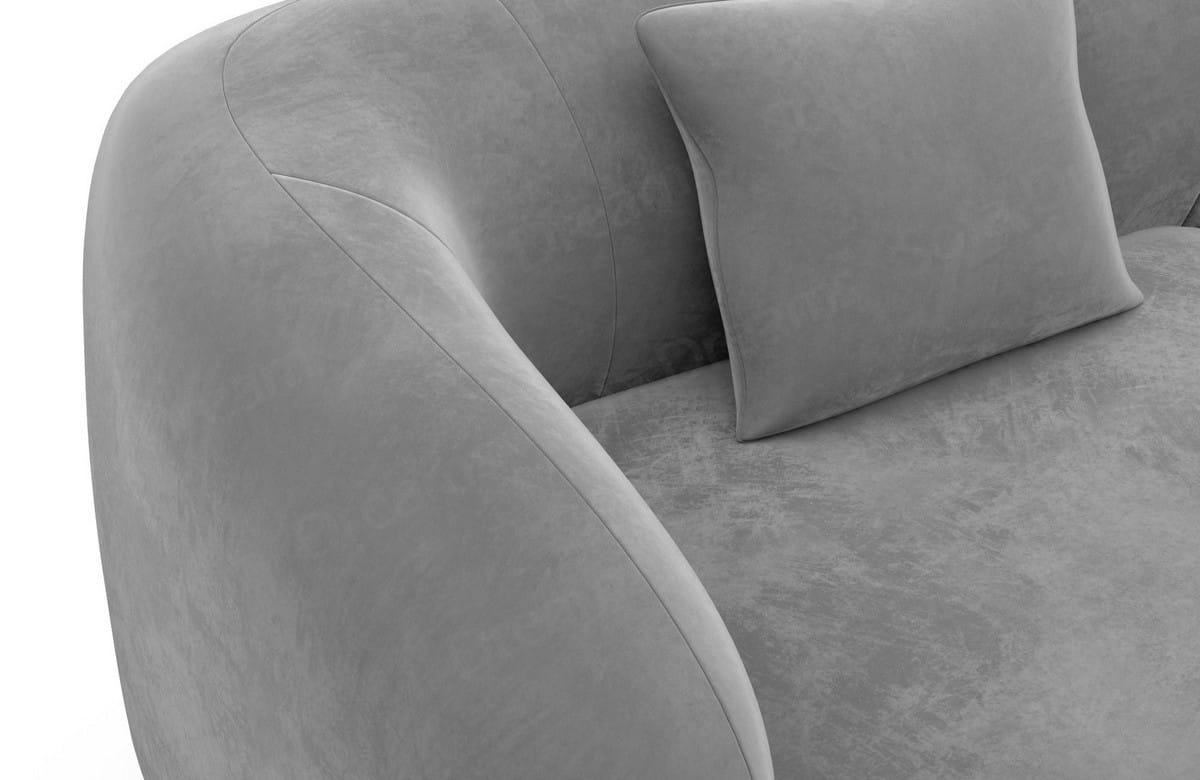 Wohnlandschaft Marbella U-Form Dunkelgrau