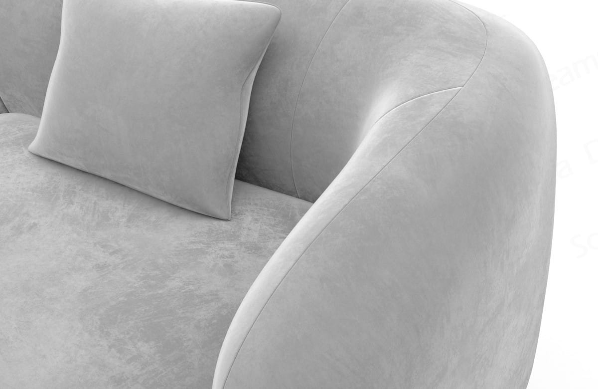 Wohnlandschaft Marbella U-Form Hellgrau