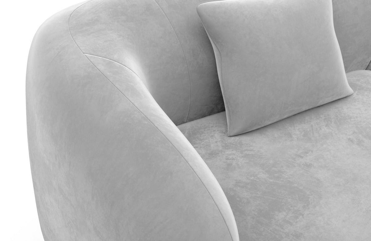 Wohnlandschaft Marbella U-Form Hellgrau