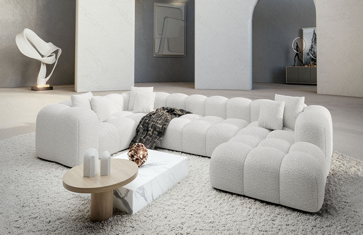 Wohnlandschaft Formentera U-Form Stoff