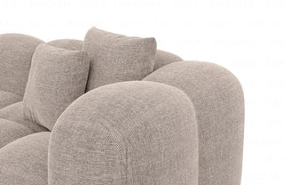 Stoff Wohnlandschaft Formentera U-Form Beige
