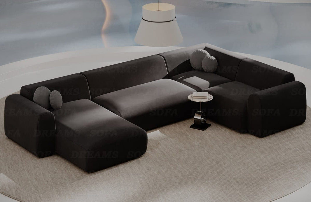 Stoff Wohnlandschaft Cortegada U-Form