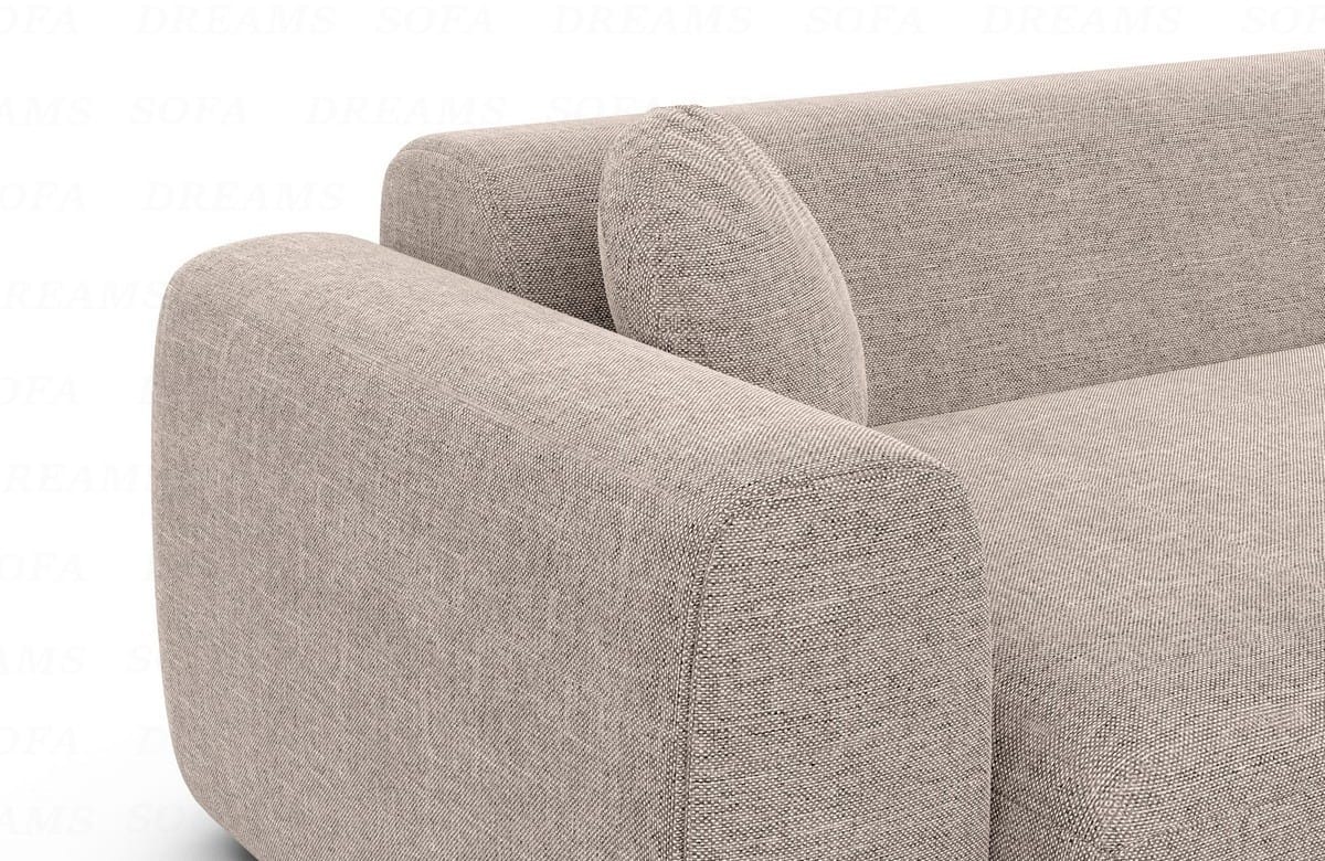 Stoff Wohnlandschaft Cortegada U-Form Beige