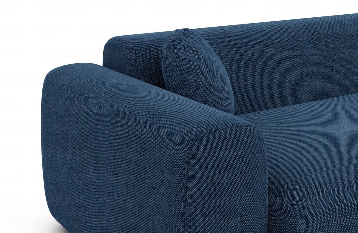 Stoff Wohnlandschaft Cortegada U-Form Blau