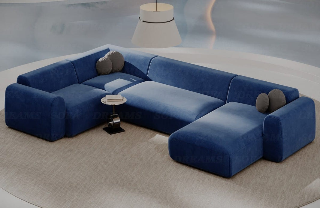 Stoff Wohnlandschaft Cortegada U-Form