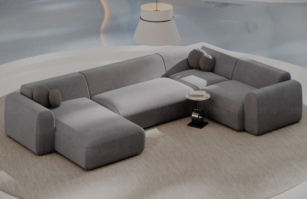 Stoff Wohnlandschaft Cortegada U-Form
