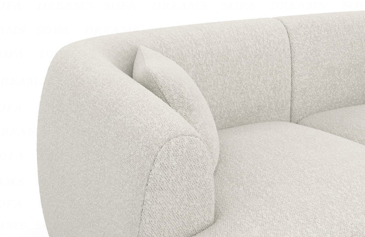 Wohnlandschaft Tabarca U-Form aus Stoff Pearl
