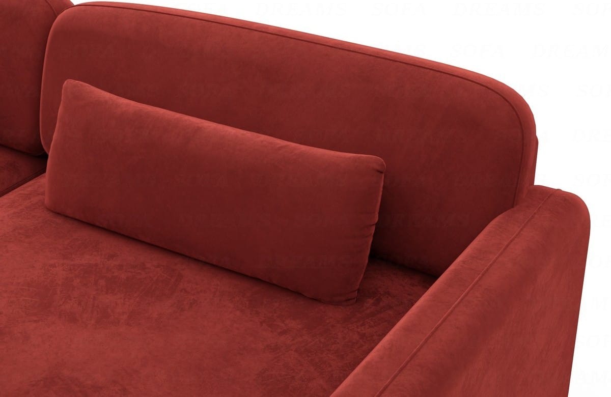 Polster Wohnlandschaft Valencia U-Form Rot