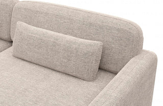 Wohnlandschaft Valencia U-Form aus Stoff Beige