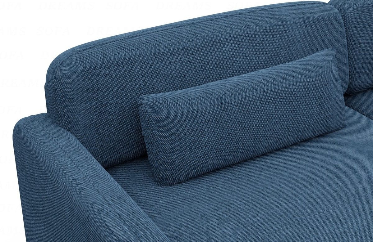Polster Wohnlandschaft Valencia U-Form Blau