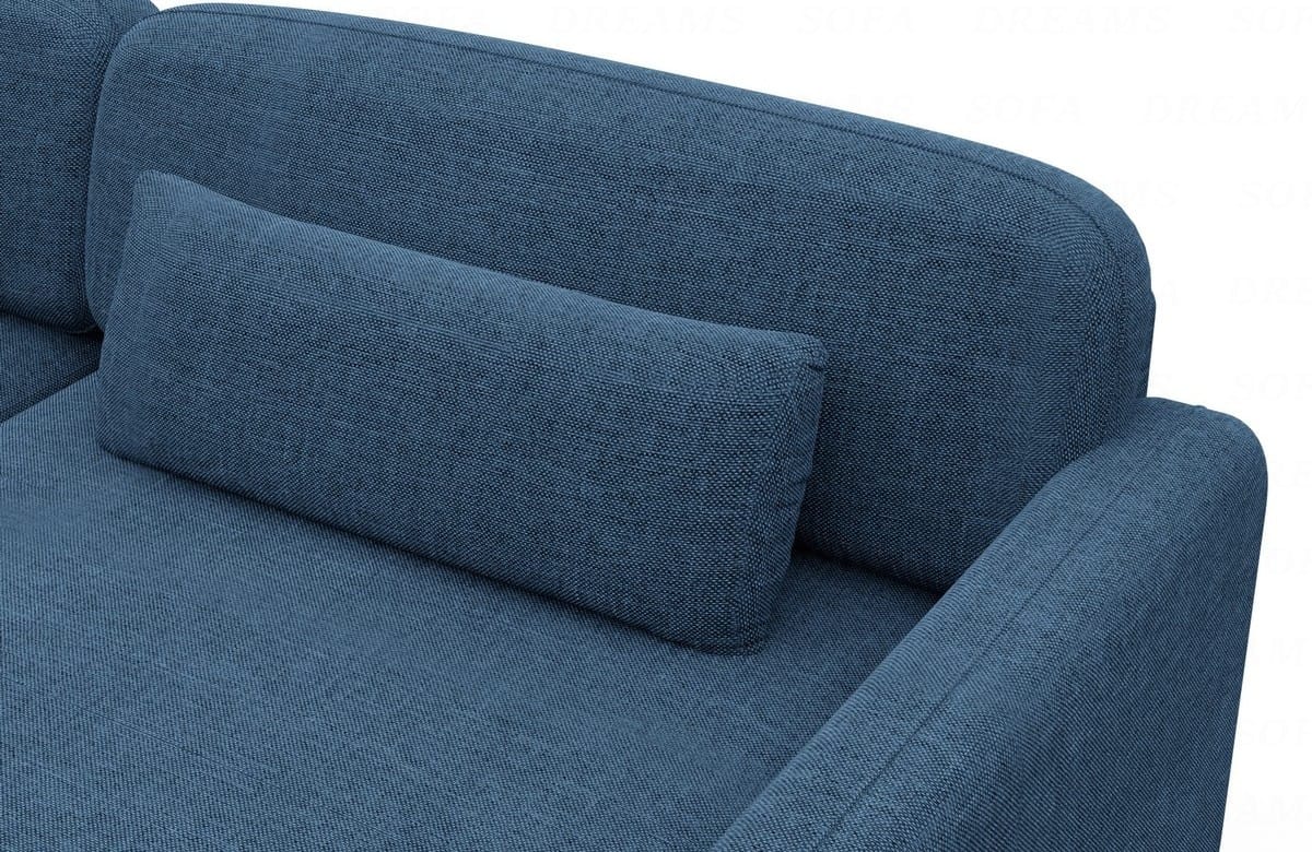 Polster Wohnlandschaft Valencia U-Form Blau