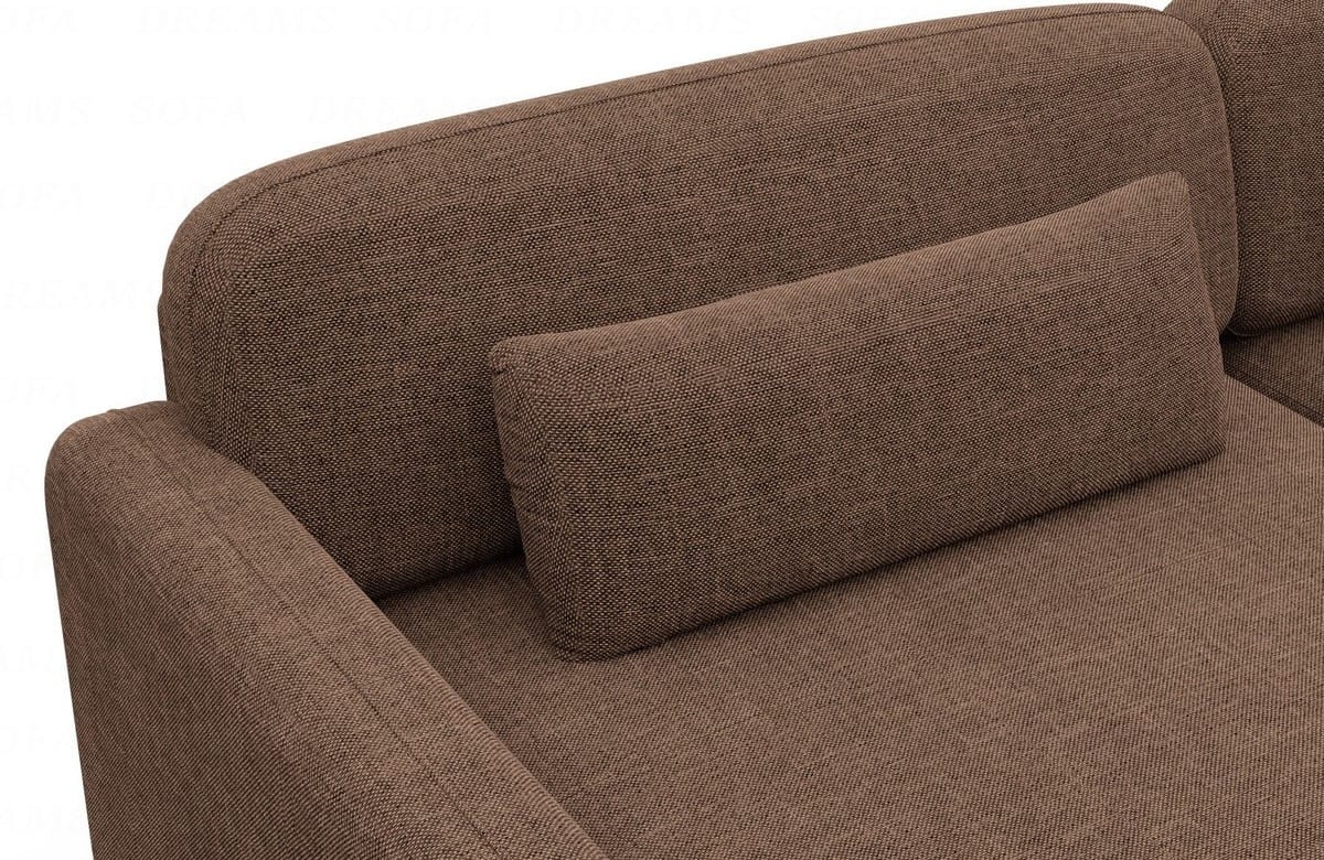 Polster Wohnlandschaft Valencia U-Form Braun