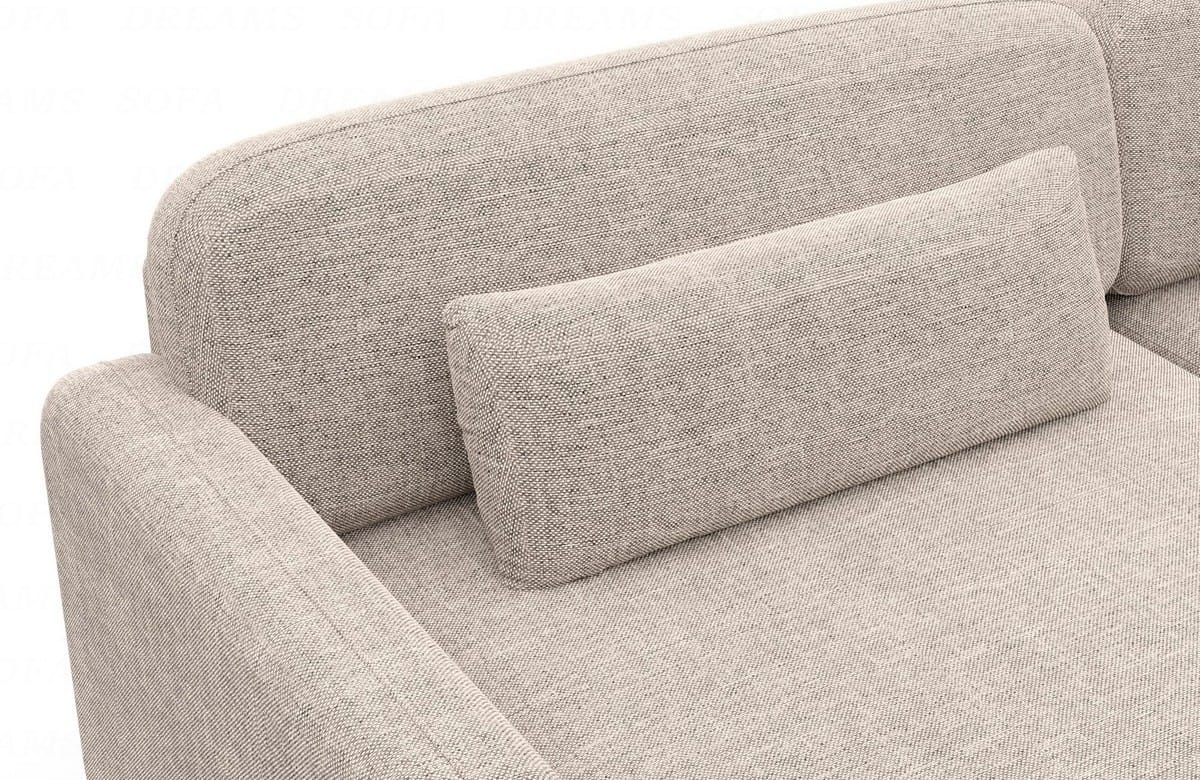Wohnlandschaft Valencia XXL U-Form in Stoff beige