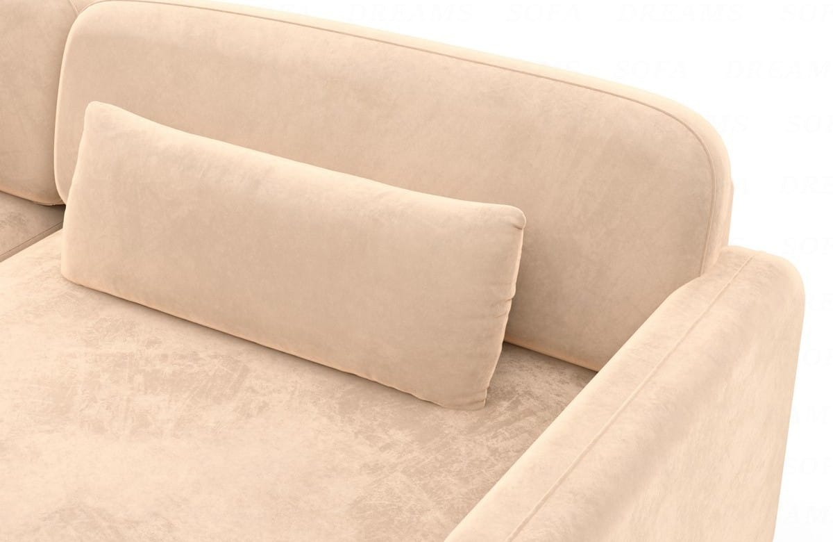Wohnlandschaft Valencia XXL in Stoff beige