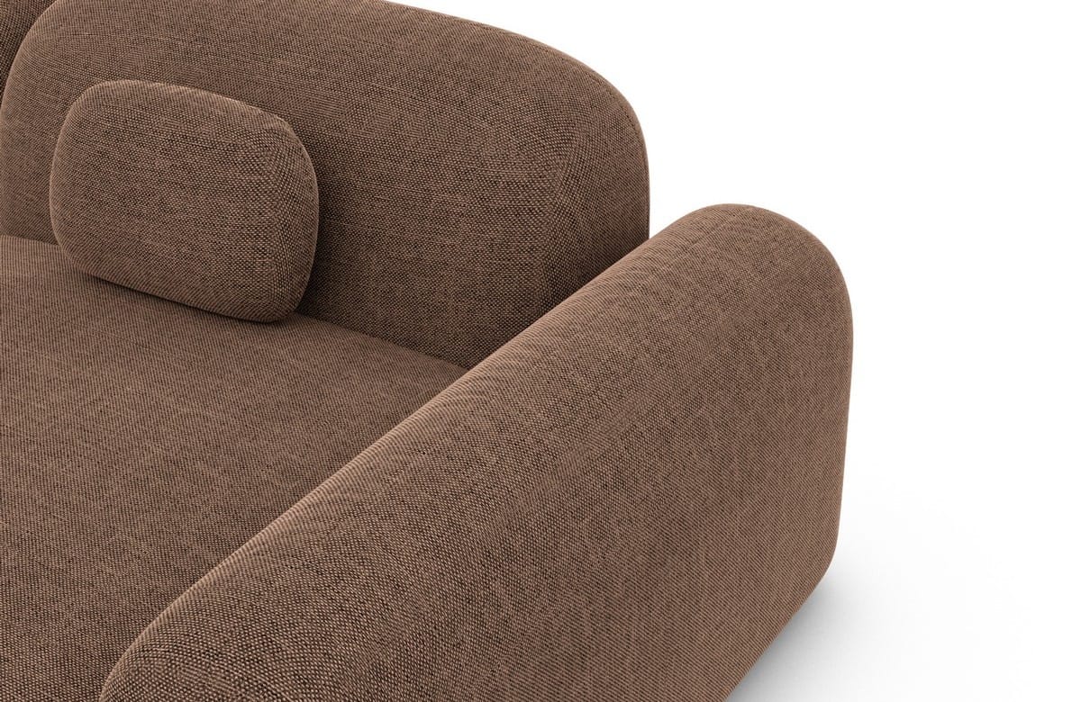 Polster Wohnlandschaft Barcelona U-Form Braun