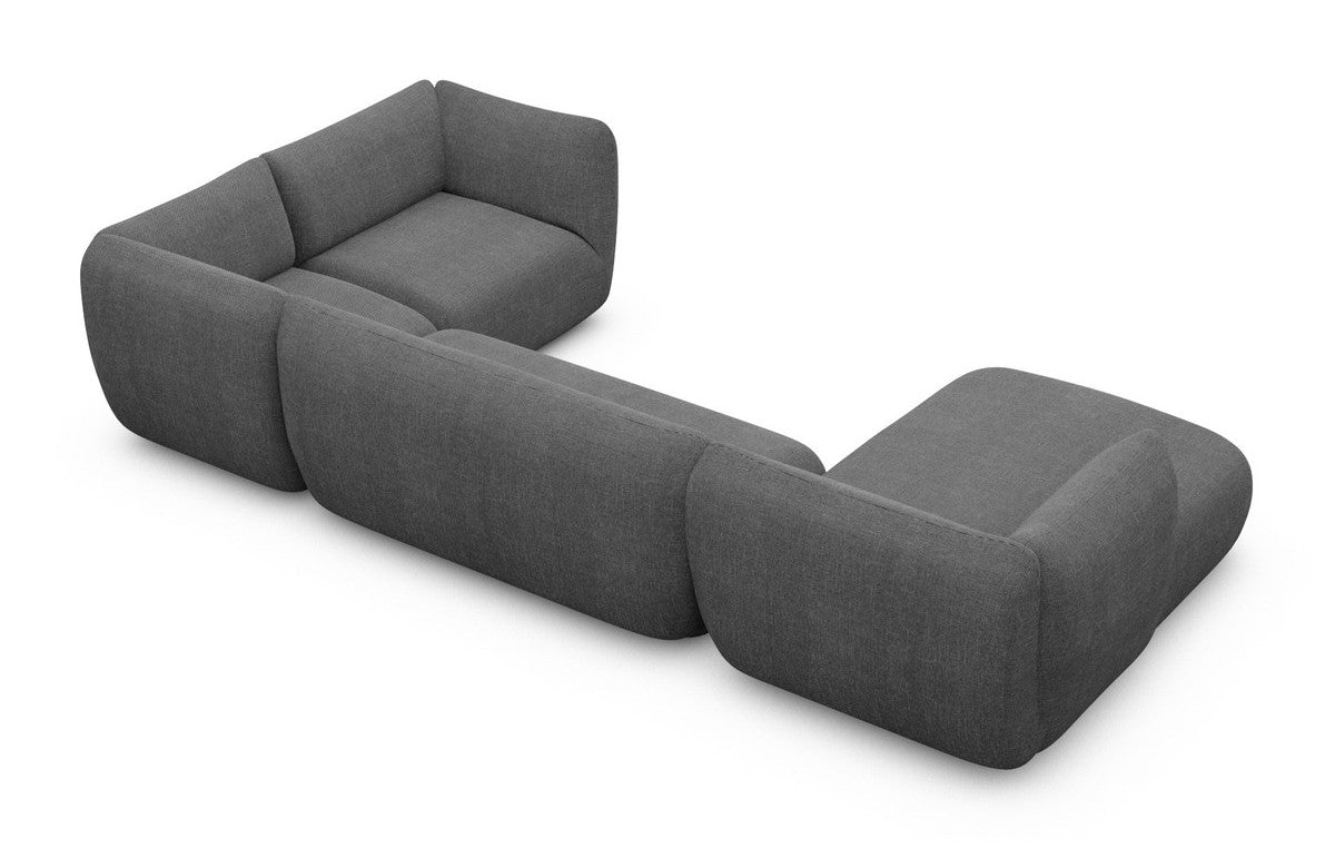 Wohnlandschaft Madrid U-Form Stoff