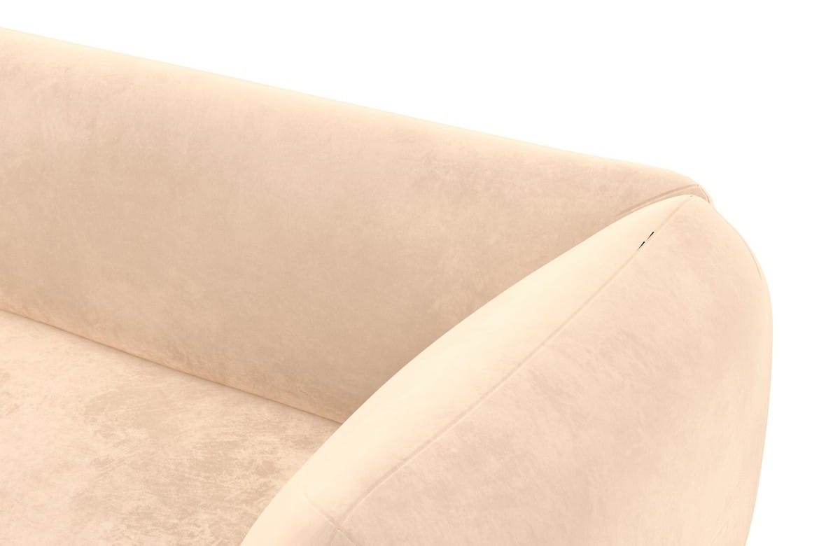 Stoff Wohnlandschaft Madrid U-Form Beige