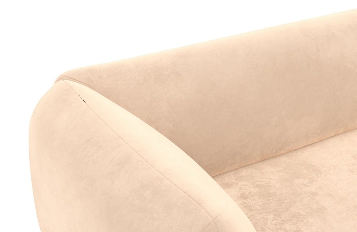 XXL Wohnlandschaft Madrid U-Form aus Stoff Beige