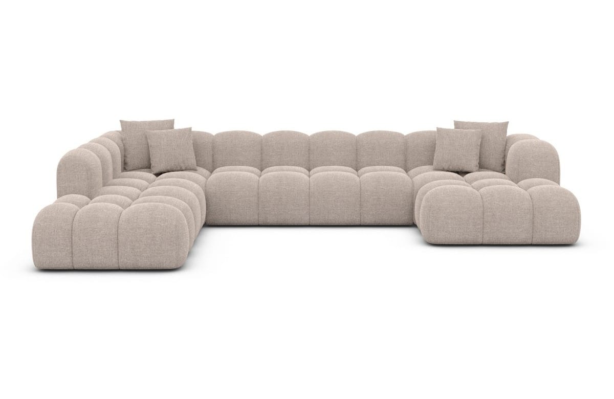 Polster Wohnlandschaft Formentera XXL Beige