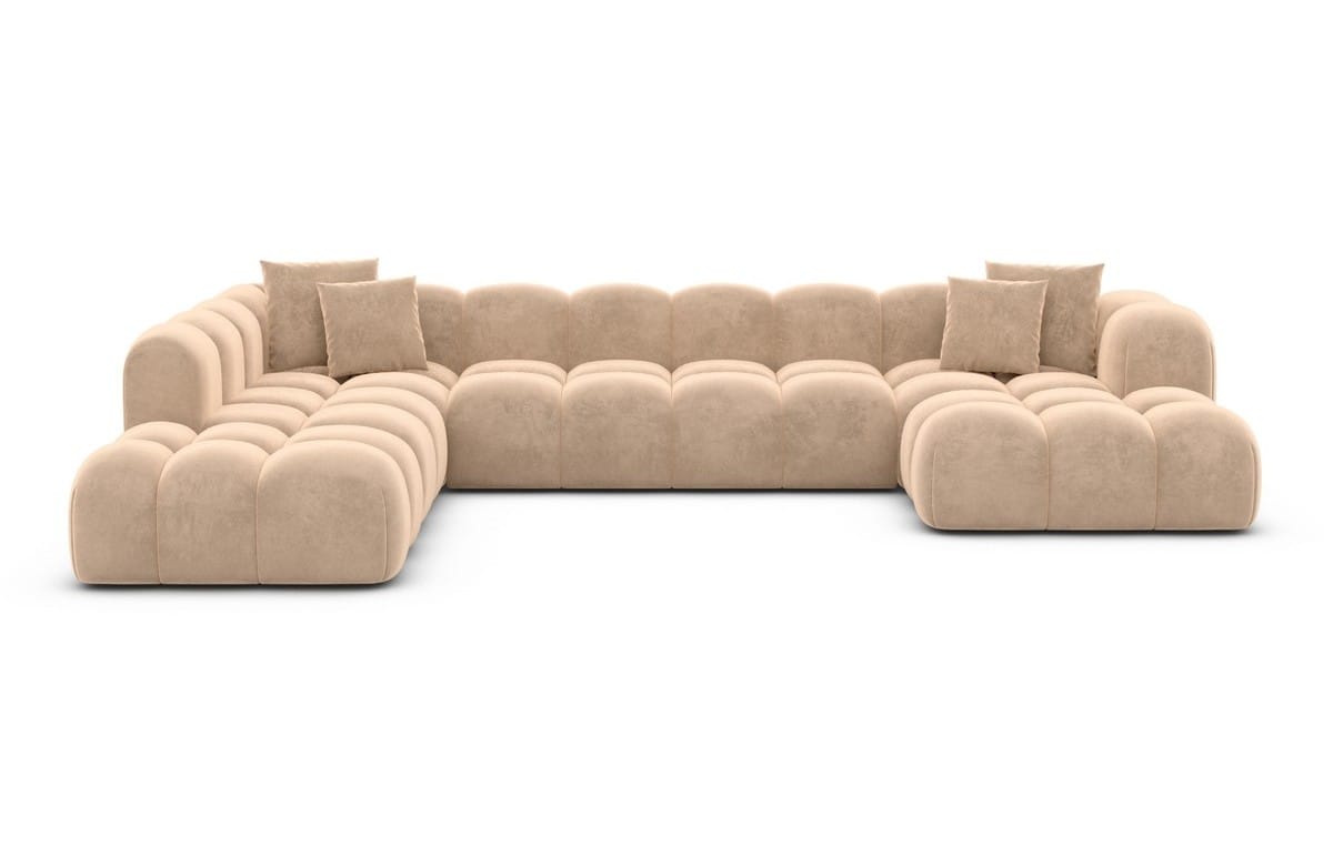 Polster Wohnlandschaft Formentera XXL Beige