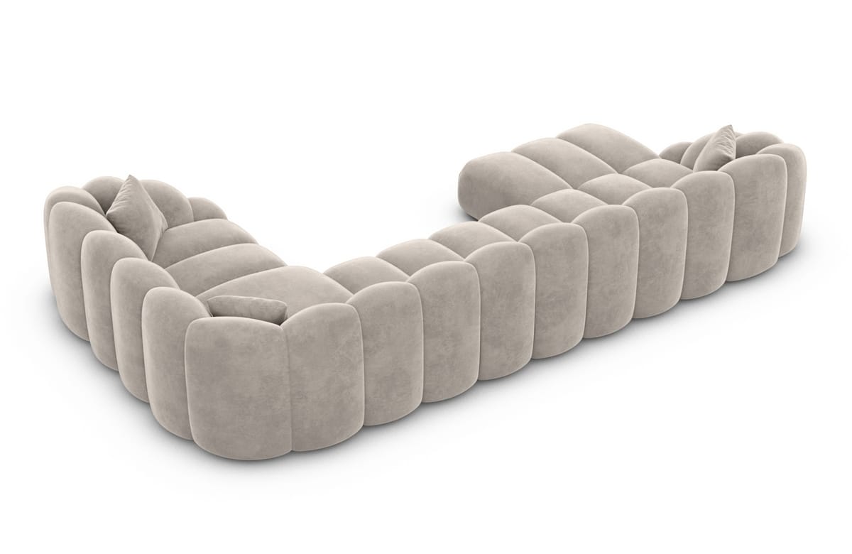 Polster Wohnlandschaft Rajada U-Form Sand