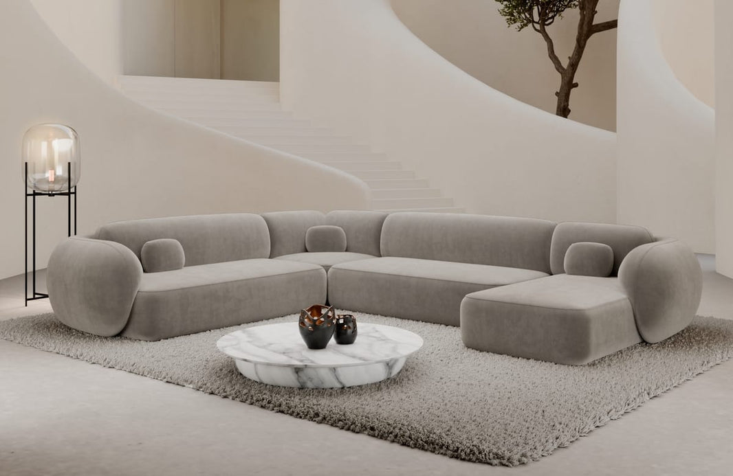 Wohnlandschaft Altea XXL U-Form in Stoff