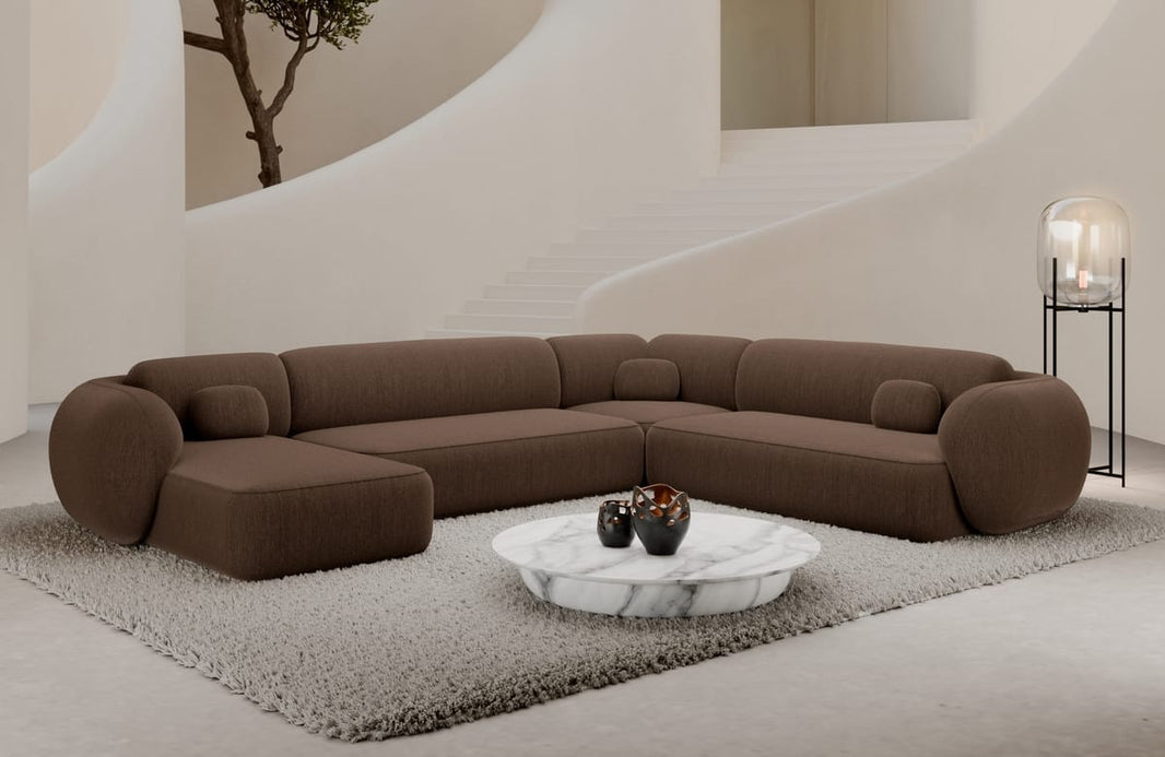 Wohnlandschaft Altea XXL U-Form in Stoff
