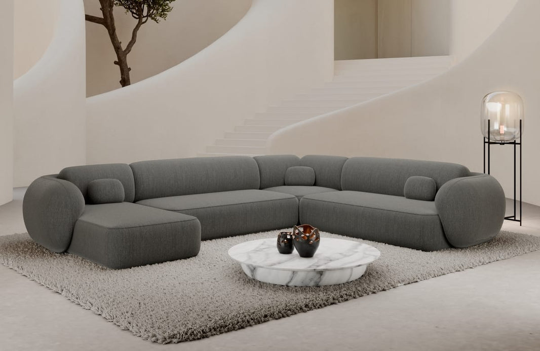 Wohnlandschaft Altea XXL U-Form in Stoff