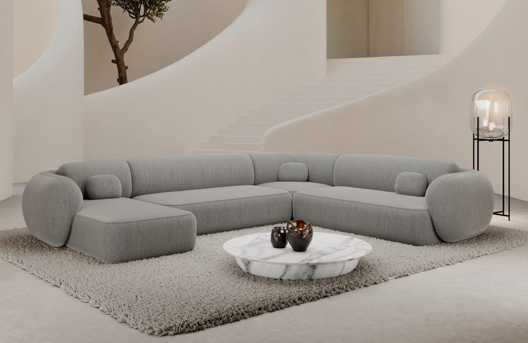 Wohnlandschaft Altea XXL U-Form in Stoff