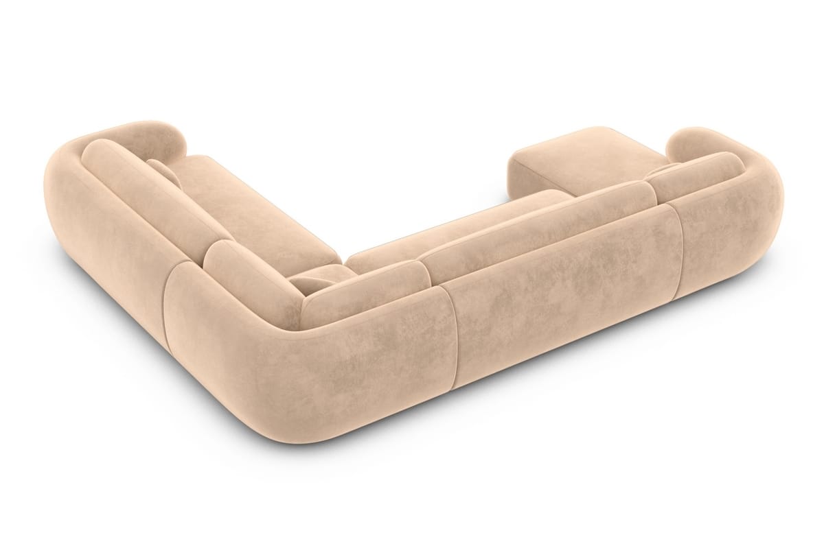 Wohnlandschaft Altea XXL U-Form in Stoff Beige