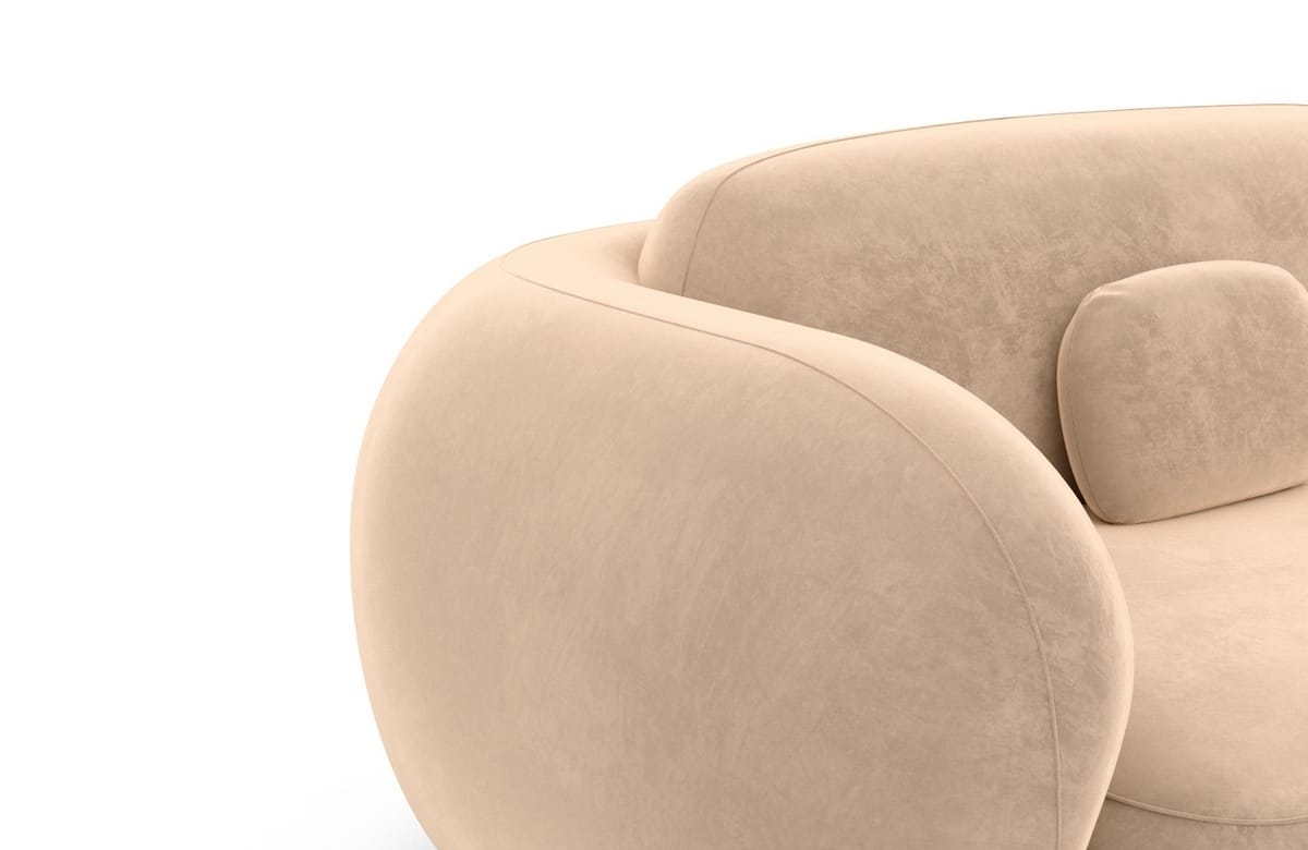 Wohnlandschaft Altea XXL U-Form in Stoff Beige