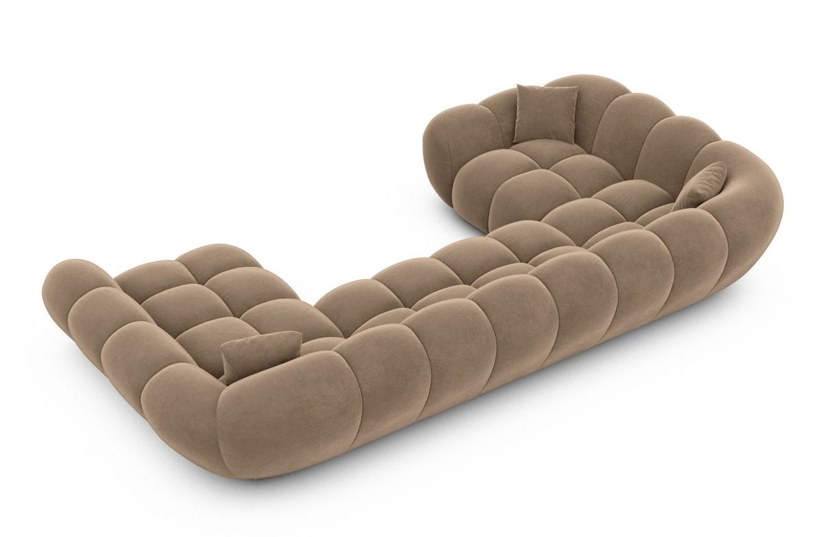 Wohnlandschaft Maleron U Form Braun