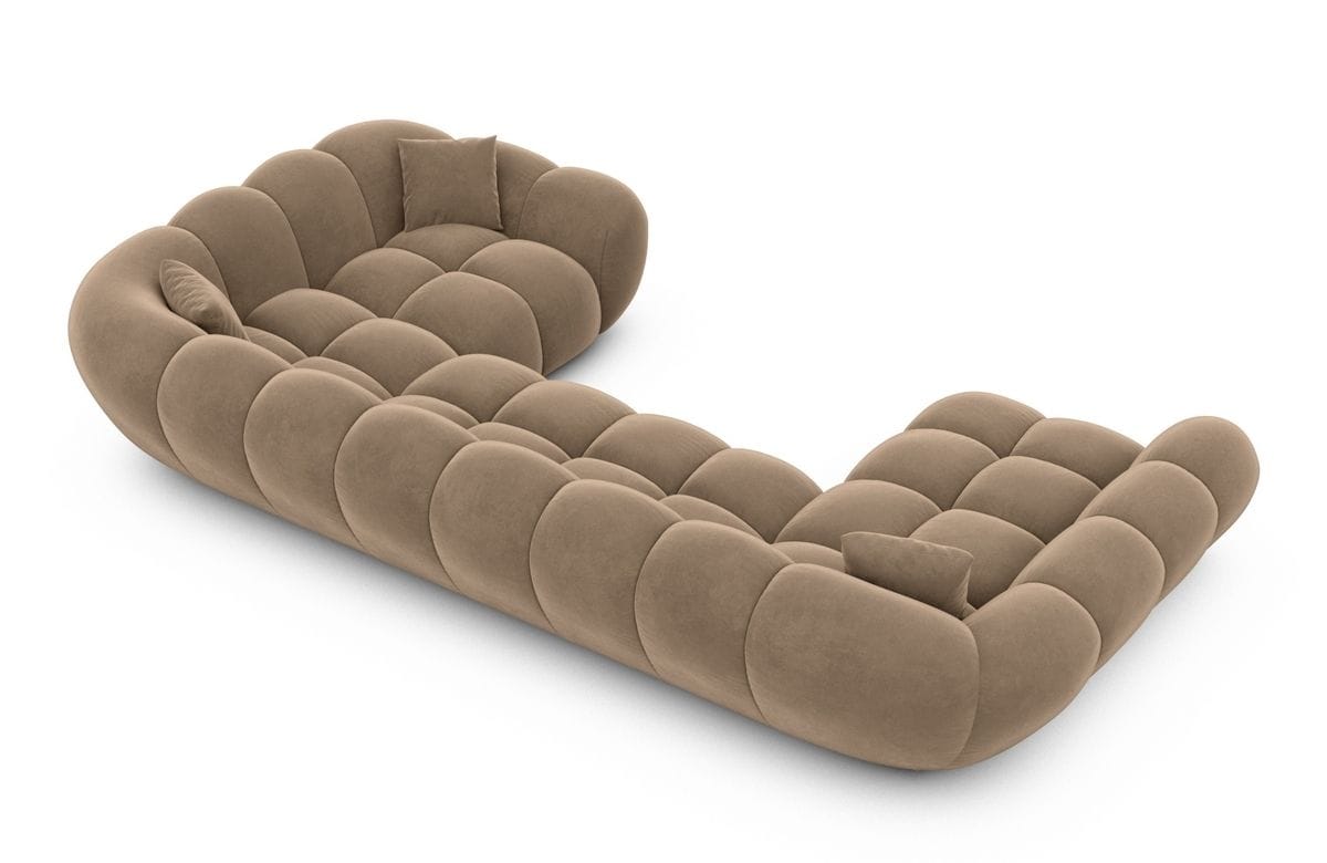 Wohnlandschaft Maleron U Form Braun