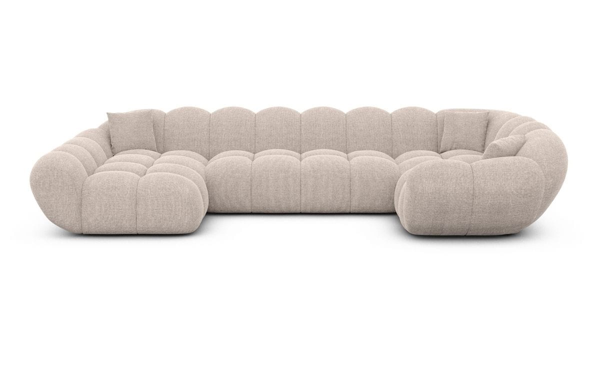 Wohnlandschaft Maleron U Form Beige