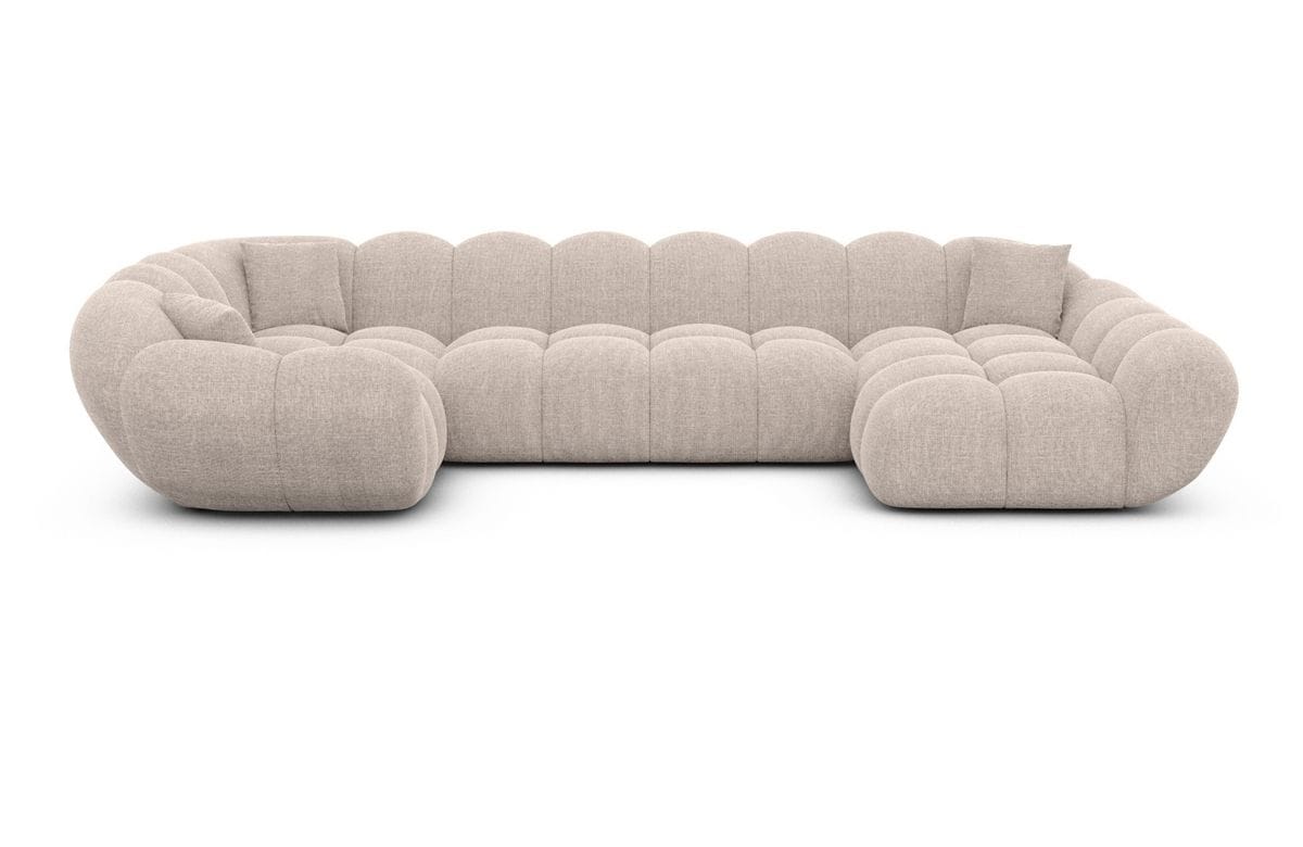 Wohnlandschaft Maleron U Form Beige