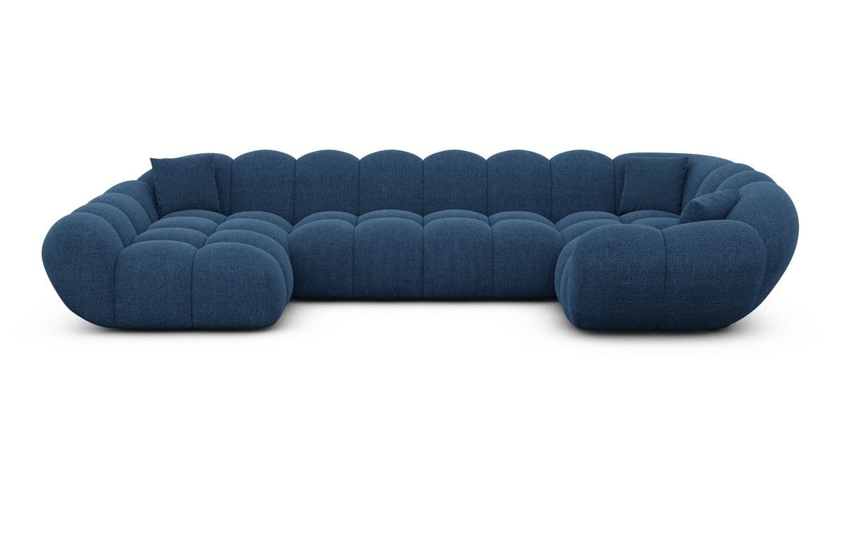 Wohnlandschaft Maleron U Form Blau